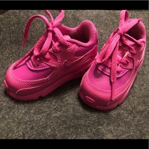 Toddler neon pink air max